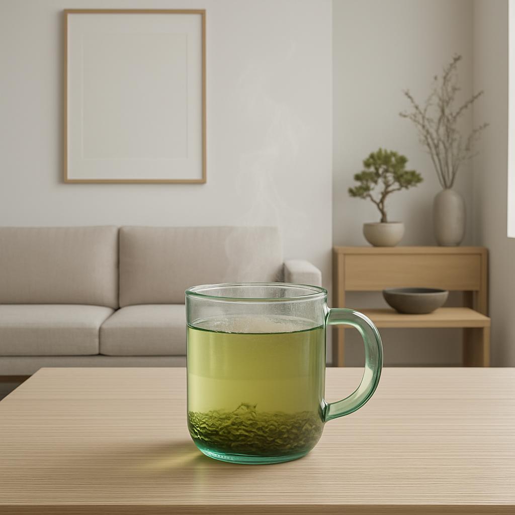 An empty picture frame in the background of the scene. is.